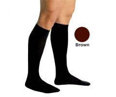 Men's Firm Support Socks 20-30mmHg, Brown, Extra Large