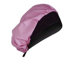 Bouffant Cap, Solid Pink with Ribbon(for Breast Cancer Awareness), 1 Each