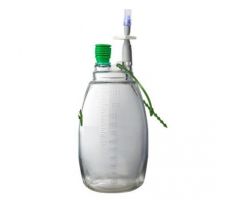ACCEL Evacuated Drainage Bottle, not Individually Packaged, Sterile Fluid Pathway Only, 1000 mL