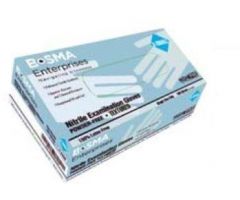 Powder-Free Textured Nitrile Exam Gloves, Cobalt Blue, Size M, MSPV / Government Only