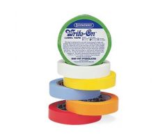 Yellow Write-On Labeling Tape, 1/2"W x 40 yd. L