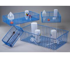 Bel-Art Poxygrid Steel Wire Basket, 20" x 11" x 3-1/2"