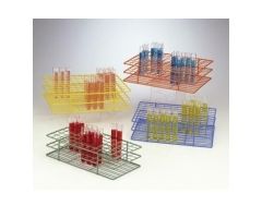 Poxygrid Test Tube Rack for 10 to 13 mm Tubes, 72 Places, Yello