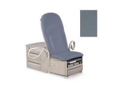 Powered Exam Table with Pneumatic Back, 450 lb. Weight Capacity, Blue Fog