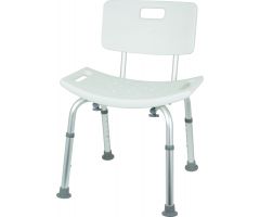 ProBasics Bariatric Shower Chair with Back, 500 lb Weight Capacity, Sold 2/cs