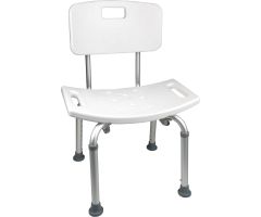 ProBasics Shower Chair with Back, 250 lb Weight Capacity, Sold 4/cs