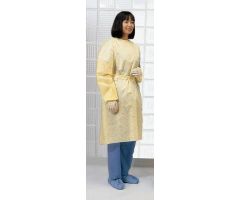 Tri-Layer SMS Fabric Isolation Gown, Yellow, Universal