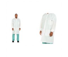 Fluid Resistant Lab Coat, White, Size M