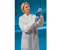 Fluid Resistant Lab Coat, White, Size XL