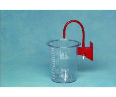 Reusable Canister for Wall Mount for Use with Disposable Flex Advantage Liner Straight Connect