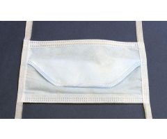 Surgical Mask, Duckbill-Style, Cellulose Inner Layer, Blue