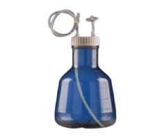 5L High Efficiency Erlenmeyer Flask with Bi-directional Transfer Cap, TPE Tube (50cm 1/8" ID 1/4" OD), Vent Filter (0.22 μm μ24mm), Sterile, 1/pk, 4/cs