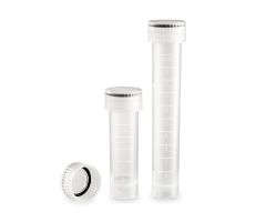 Transport Tube, sterile, 16 x 60mm, 5ml, with screw-cap, printed graduations, self-standing, 100 tubes per bag