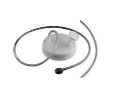 250mL Erlenmeyer Flask with Bi-Directional Transfer Cap, TPE Tube (50cm 1/8" ID 1/4" OD) , Heat seal ,Vent Filter (0.22 μm 13.8cm), Sterile, 1/pk, 4/cs