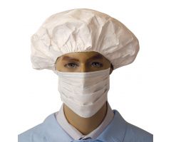 Tyvek IsoClean Bouffant Cap, Style IC729S, White, Clean Processed
