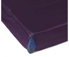 Comfort Glide Reusable Fitted Sheet, Polyester, Purple, 42" x 80"