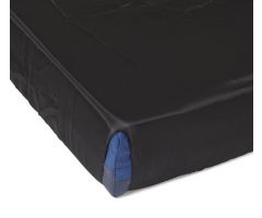 Comfort Glide Reusable Fitted Sheet, Polyester, Black, 50" x 80"