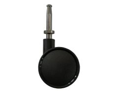 2" Non-Locking Twin Wheel Caster with 5/16" snap in stem