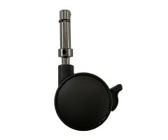 3" Non-Locking Twin Wheel Caster with 7/16" stem