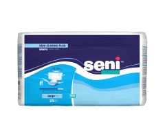 SENI Classic Plus Briefs-Moderate To Heavy-25/Pack, Classic-Plus-XL