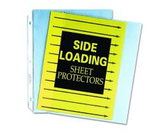Side-Loading Heavyweight Polypropylene 8.5" x 11" Sheet Protector