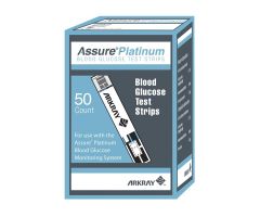 Assure Platinum Blood Glucose Test Strips, 50/Bx
