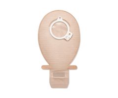SenSura Click MAXI 11-1/2" / 655 mL Drainable Pouch without Filter, Transparent, Blue Code