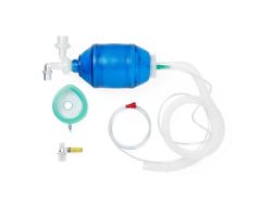 Adult Manual Resuscitator with Filter, CO2 Indicator, Tube Reservoir