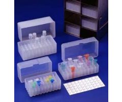 50-Place Box with Telescoping Lid, 50 x 0.5 mL