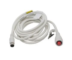 EconoCall Call Cord, Rauland 8-pin DIN Plug, White, 7'