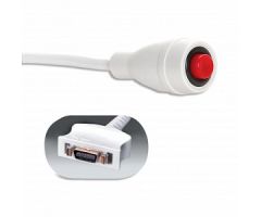 EconoCall Call Cord, Hillrom 20-Pin Plug, White, 10'