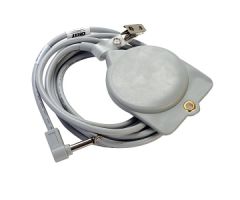 GeriCall Call Cord, 1/4" 2-Conductor Phone Plug, Grey, 15'
