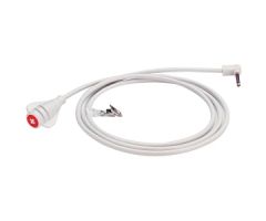 CleanCall White 0.25" 2-Conductor with 12-ft. Cord