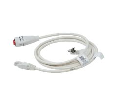 DuraCall Call Cord, Simplex, TekTone, Critical Alert RJ45 8-pin Plug, White, 10'