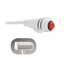 DuraCall Call Cord, Ascom Dukane 18-Pin Plug, White, 10'