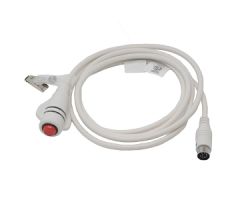 DuraCall Call Cord, Jeron 8-Pin DIN Plug, White, 15'