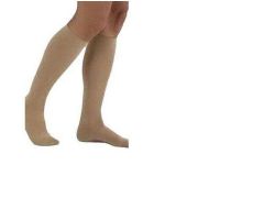 Compression Stockings, Knee Length, Regular, 30-40 mmHg, Black, Size A