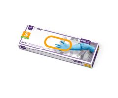 CS Pro 16" Extended Cuff Powder-Free Nitrile Exam Gloves, Size S