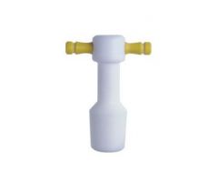 STOPPER, PTFE, IODINE FLASK, YEL, SIZE 22