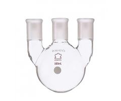 3-Neck Round-Bottom Flask, 24/40 Center ST Joint, 24/40 Side ST Joint, 100mL