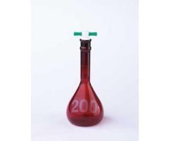 KIMAX RAY-SORB Heavy-Duty Wide-Mouth Volumetric Flasks with PTFE Stopper, 2000 mL
