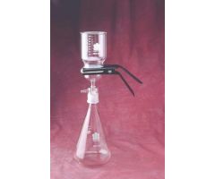 Glass Microfiltration Apparatus with Fritted Glass Support, 500mL, Funnel Capacity, 2000mL Flask Capacity, 47mm Filter Size
