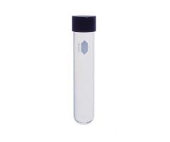 KimCote Reusable Screw Thread Culture Tube, Unattached Cap, 13-415 GPI Finish, 13mm Outer Dia. x 100mm L