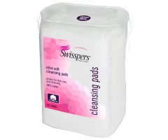 Swisspers Premium Facial Cleansing Pads Rectangle Ultra Soft 50 Ct