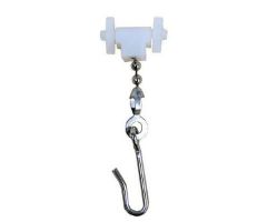 Curtain Track Carrier Hook, ***MAGNETIC***