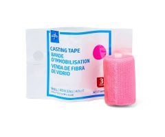 Fiberglass Casting Tape, Pink, 3" x 4 yd.