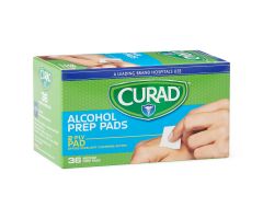 CURAD Medium 2-Ply Sterile Alcohol Prep Pad, 36/Box