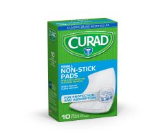 CURAD Sterile Nonstick Pad, 2" x 3", 10/Box