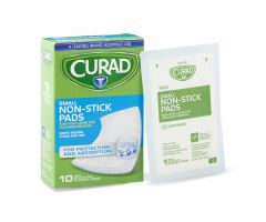 CURAD Sterile Nonstick Pad, 2" x 3", 10/Box CUR47395RBH