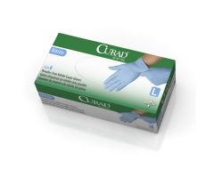 CURAD Textured Nitrile Exam Gloves, Size L CUR9316H